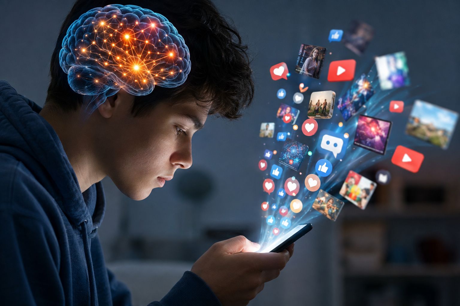 Cerebro scroll: qué ocurre en nuestro cerebro cuando vivimos entre estímulos rápidos